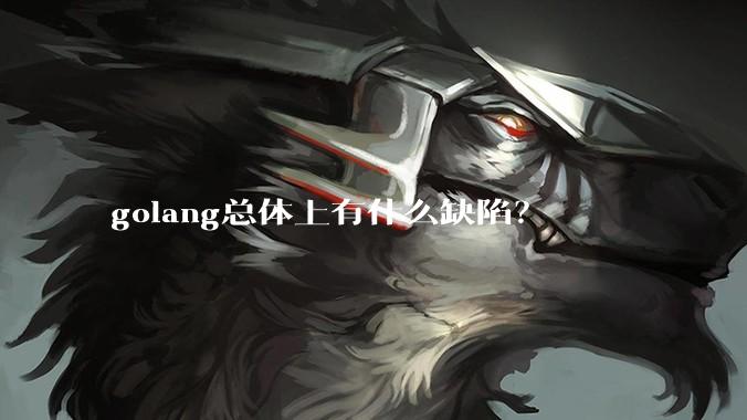 golang总体上有什么缺陷？